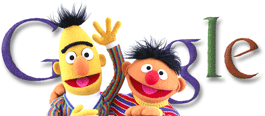 Bert & Ernie Google Logo